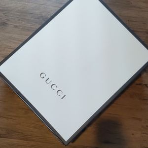 Empty Gucci backpack box with dust bag